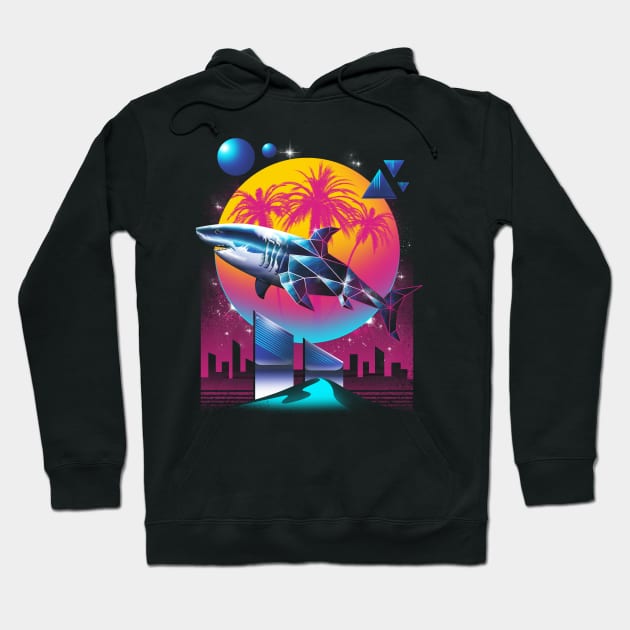 Rad Shark Hoodie by Vincent Trinidad Art